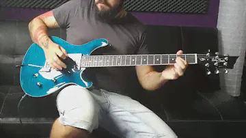 Harley Benton CST-24T P90 Ocean Flame ( Unboxing & play )