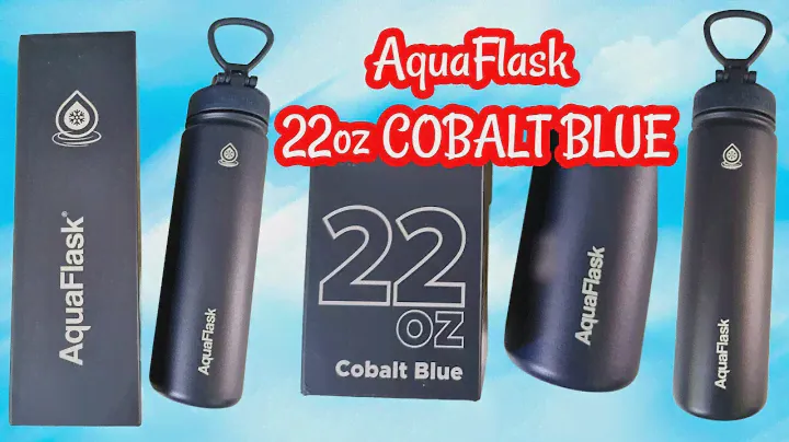 AquaFlask 22oz Cobalt Blue