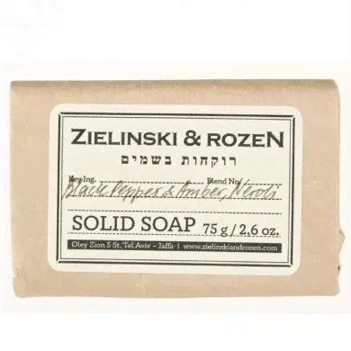 Парфюмированное твердое мыло Zielinski & Rozen Black Pepper & Amber, Neroli-0