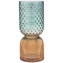 ВАЗА "ART" GREEN/AMBER ДИАМЕТР 13СМ ВЫСОТА 30СМ 182-1047