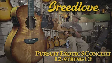 Breedlove Pursuit Exotic S Concert 12-String | Amber