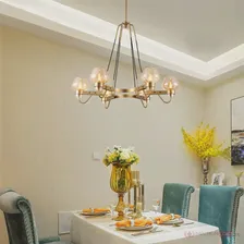 Люстра MONTALEMBERT by Studios 6 lamps Gold/Amber от ImperiumLoft
