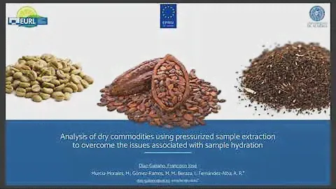 Analysis of Dry Commodities Using Pressurized Sample Extraction