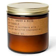 P.F. Candle Co. NO.11 Large Candle Amber & Moss 354g