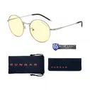 Gunnar Ellipse Amber Silver