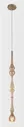 Светильник подвесной Crystal Lux LUX NEW SP1 D AMBER