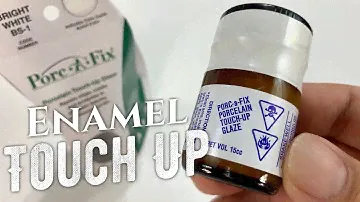Fix Porcelain or Enamel with Porc-A-Fix Touch-Up Glaze