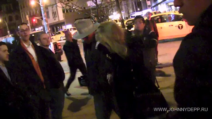 Johnny Depp and Amber Heard Arrive Back to Their Hotel, New York