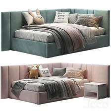 Amber Corner Bed - Кровати - 3D модель