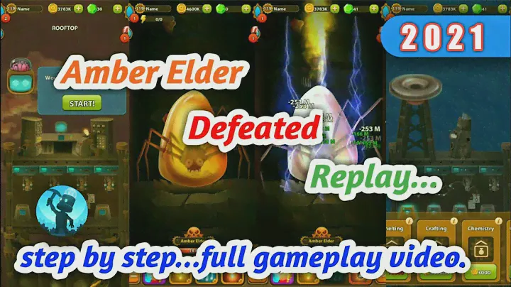 “Amber Elder” Defeated ,step by step Replay gameplay video...🔥😎Deep Town