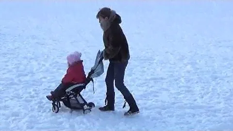 Babyhit amber plus - по зимней дороге! ЕДЕТ!