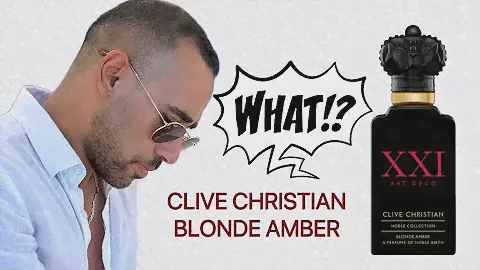I tried Clive Christian Blonde Amber 😱