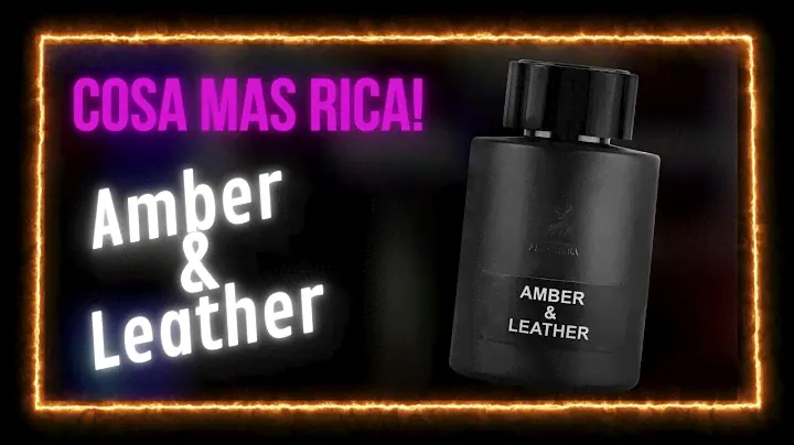 Amber & Leather Maison Alhambra  inspirado en Ombre Leather tom Ford