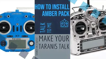 Как заставить вашего Тараниса говорить!! Как установить пакет Amber Sound Pack и подключить треки к коммутатору