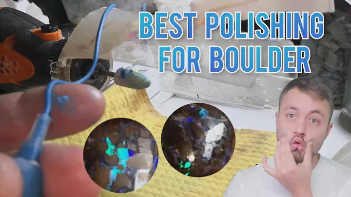 How to polish Boulder Opal – Diamond Paste versus Nova Points