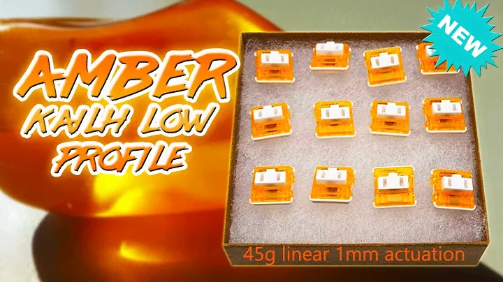New AMBER switches for your Junk Food Snackbox Micro!