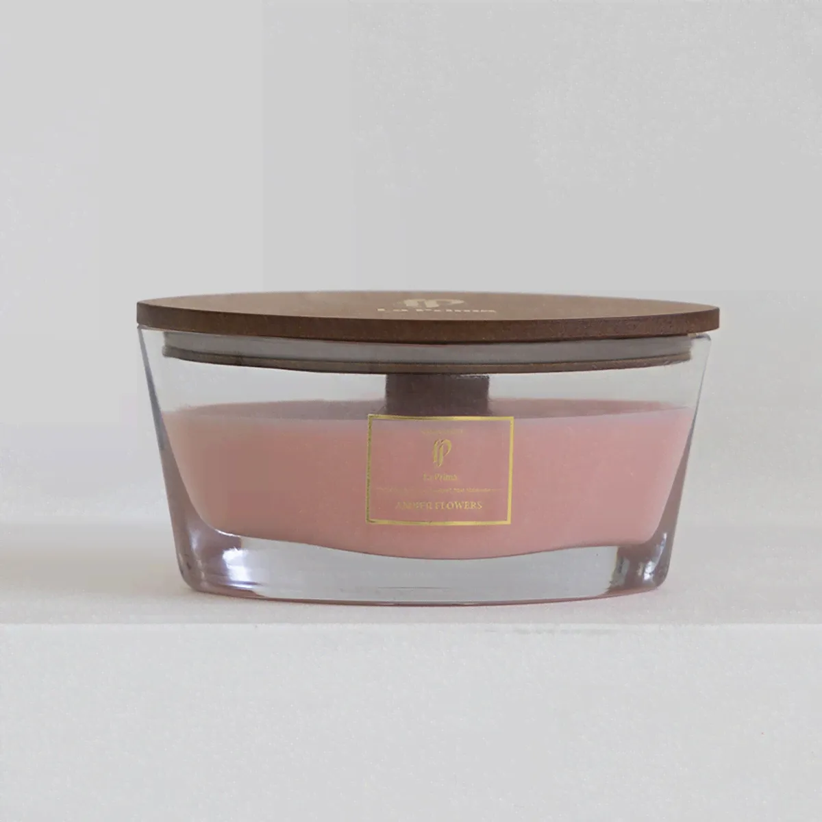 Свеча ароматическая La Prima 250 гр. Amber Flowers | Свеча ароматическая Amber Flowers 250 гр.