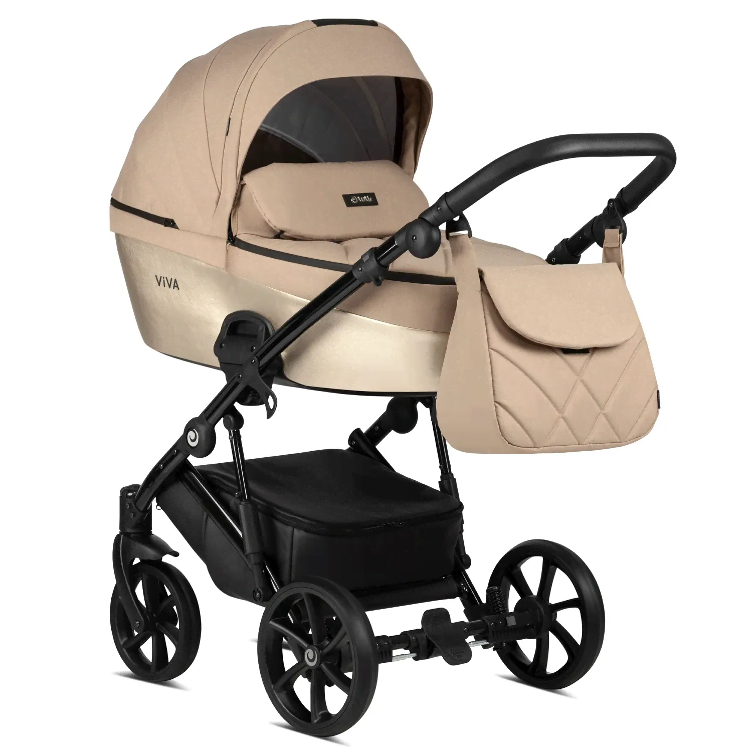 Коляска Tutis Viva 4 Luxury 2 в 1, Amber Gold