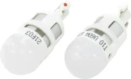 Лампа светодиодная 12V W5W T10W W2.1х9.5d 13Лм бесцокольна (2шт.) Led Amber Ultinon Pro6000 PHILIPS