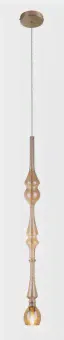 Светильник подвесной Crystal Lux LUX NEW SP1 D AMBER