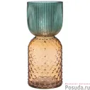 Ваза Art green/amber диаметр 13см высота 30см арт. 182-1049