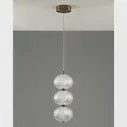 Светильник подвесной светодиодный Moderli V10708-PL Amber бронзовый