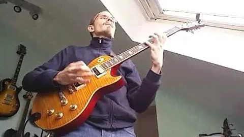 Harley Benton SC-550 Paradise Amber demo - rhythm guitar on Yngwie Malmsteen's I am a Viking
