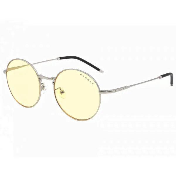 Gunnar Ellipse Amber Silver