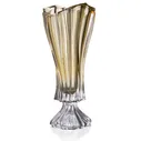 Ваза 40 см Aurum Crystal Plantica Spray Amber