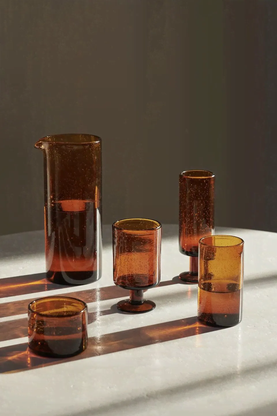 Бокал Oli Wine Glass Amber | FERM LIVING