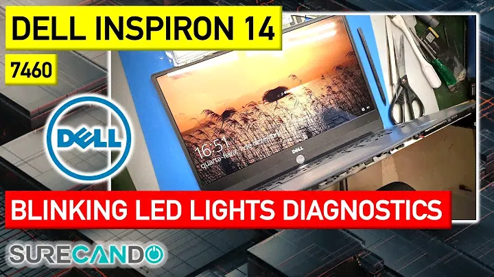 DELL Inspiron 3 Amber 5 White LED Blinking Lights 14 7460 7472 P74G 1 Amber 3 White 1 LED Diagnostic