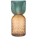 Ваза "art" green/amber диаметр 13см высота 30см Lefard (182-1049)