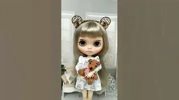 Ободок для куклы блайз или текстильной куклы #5 / Blythe doll headband