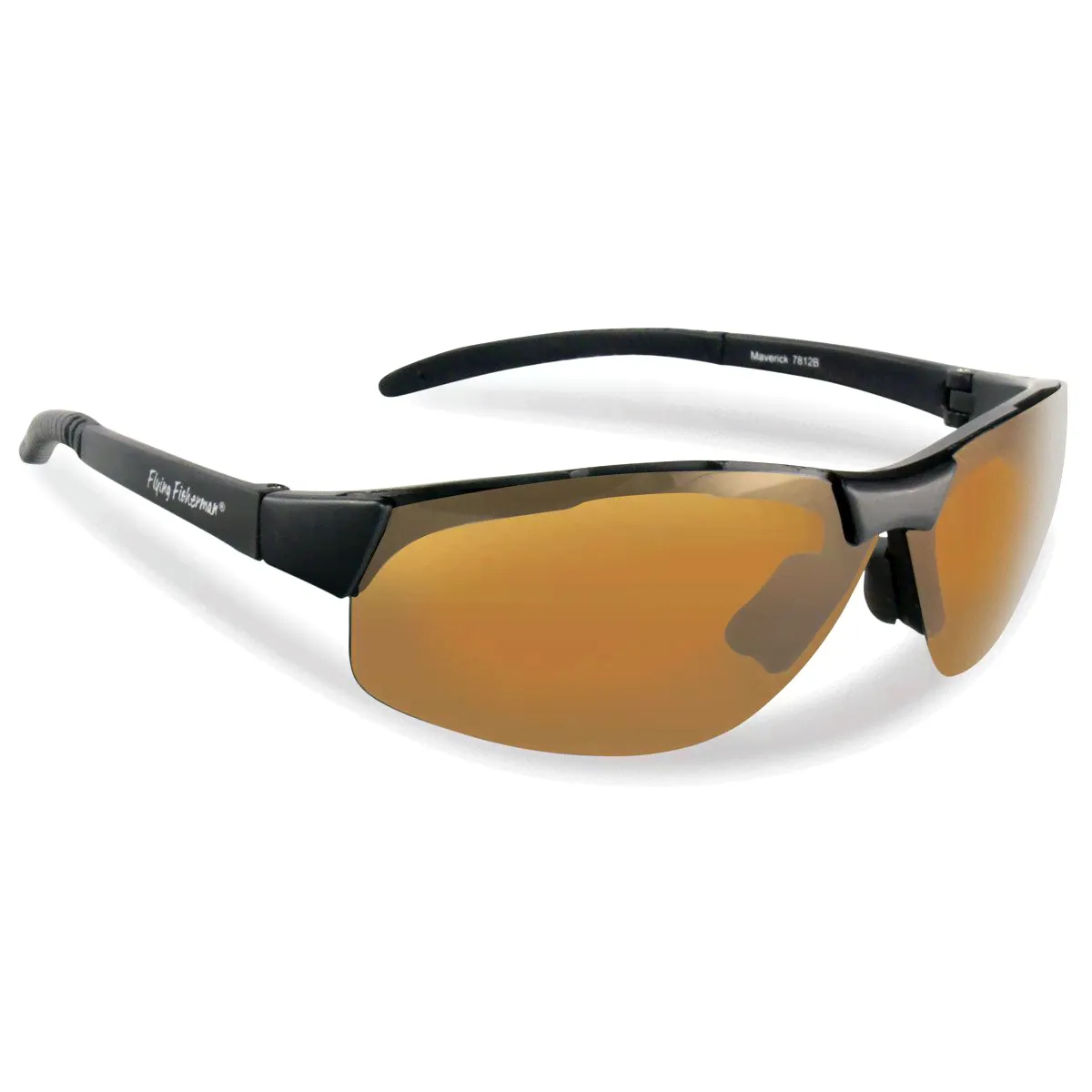 Очки Flying Fisherman Maverick Matte Black Amber 7812BA-0