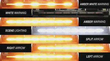 REDFLEET TALON LIGHT STICK AMBER WHITE LIGHTS