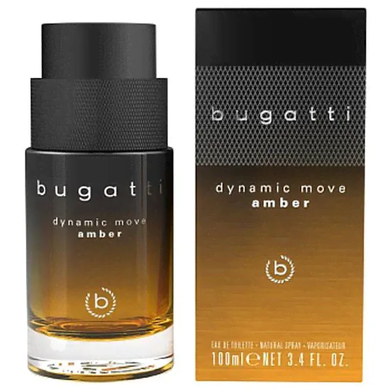 BUGATTI Dynamic Move Amber мужская туалетная вода 100 мл-0