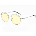 Gunnar Ellipse Amber Silver