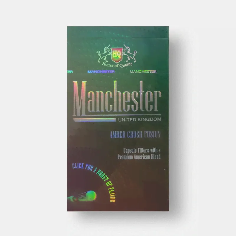 Сигареты Manchester Amber Crush Fusion Superslims