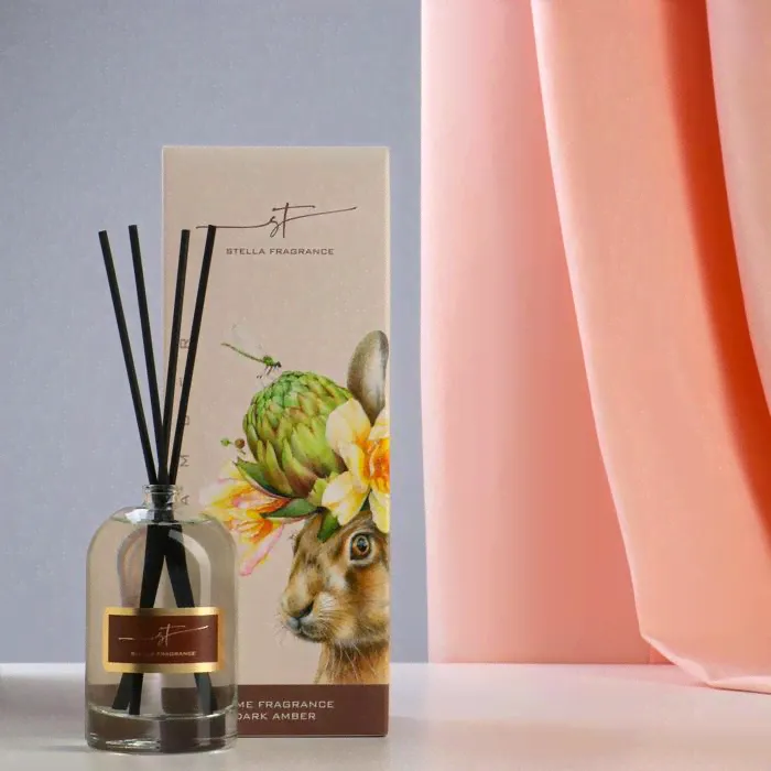 Диффузор ароматический Stella Fragrance "Dark Amber", 100 мл, тёмный янтарь