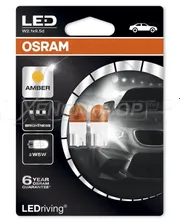 Светодиодная лампа W5W T10 – OSRAM LED Premium Amber 1W 1500K Белая