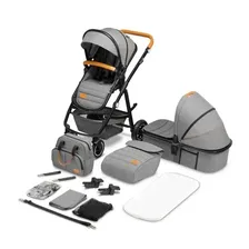 Коляска детская 2 в 1 Lionelo LO-Amber Grey Stone