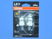 Автолампа светодиодная 12V PY21W BAU15s LED PREMIUM AMBER 7557YE (к-т, бл) Osram