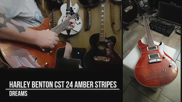 Harley Benton CST 24 Amber Stripes ... Dreams