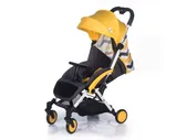 Прогулочная коляска книжка BabyHit Amber Plus желтый с зигзагом