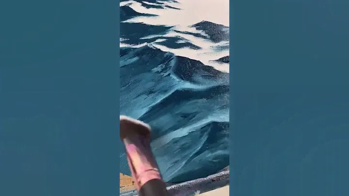 Does The Deep Sea Terrify You🦋 #oceanpainting #oceanart #amber e 66